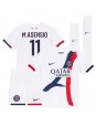 Paris Saint-Germain Marco Asensio #11 Bortedraktsett Barn 2024-25 Korte ermer (+ bukser)